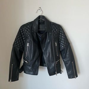All Saints Excellent Condition Leather Jacket